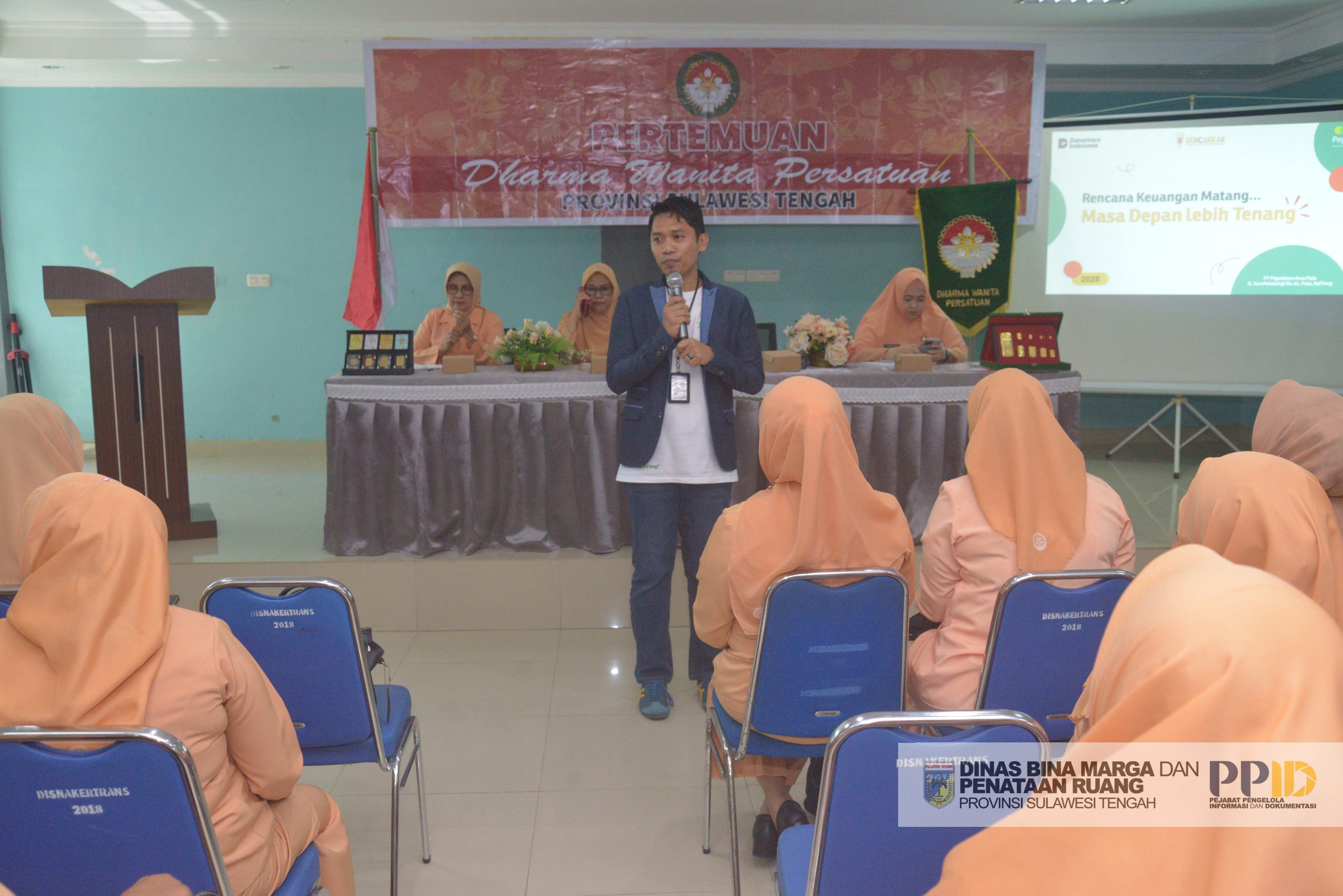 DWP BMPR Sulteng Turut Serta pada Sosialisasi Program Literasi dan Layanan Keuangan oleh PT. Pegadaian