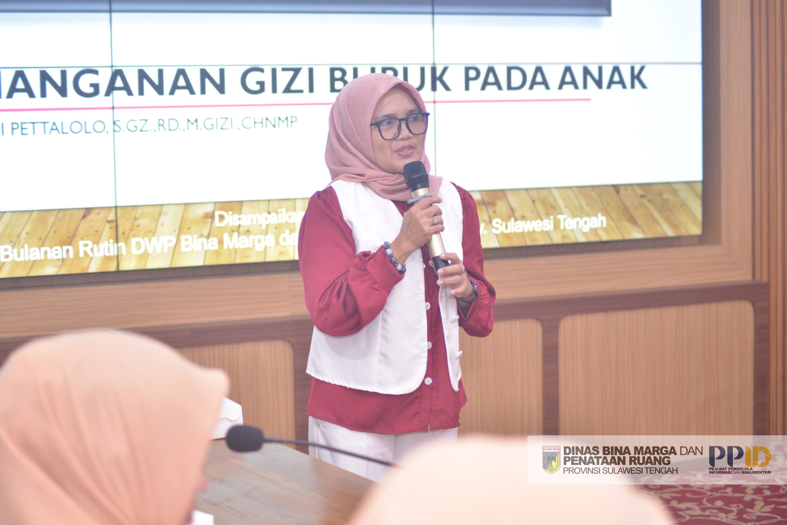 Dharma Wanita Persatuan Dinas BMPR Sulteng Gelar Sosialisasi Penanganan Gizi Buruk pada Anak